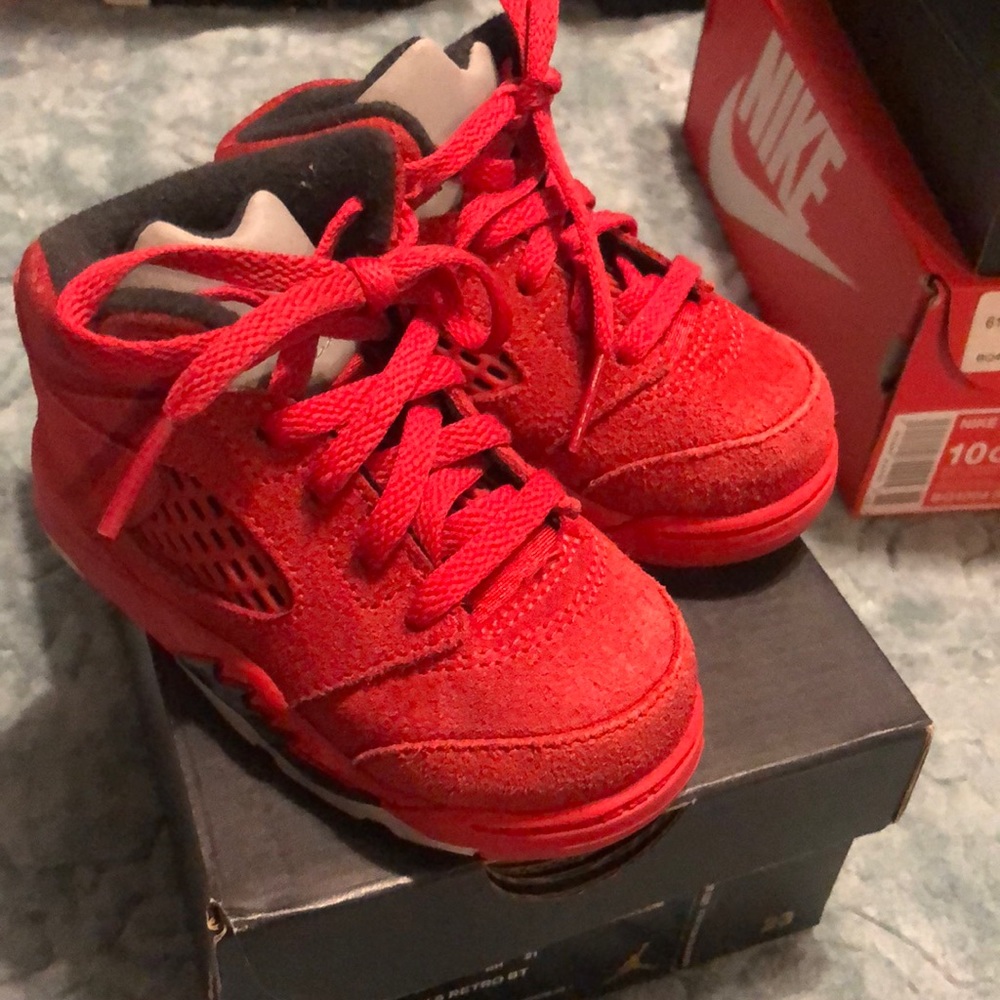 Fire red 5s baby Jordan